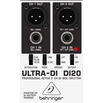 Behringer ULTRA-DI DI20 Box Splitter