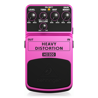 Behringer HD300 Heavy Metal Distortion Effects Pedal