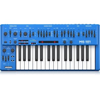 Behringer MS-101-BU 32-Key Analog Synthesizer Blue