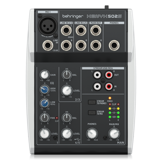 Behringer XENYX 502S 5 Channel Mixer With USB