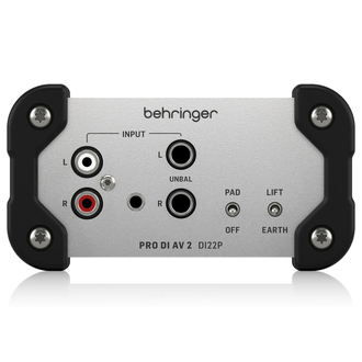 Behringer DI22P Passive Stereo DI Box