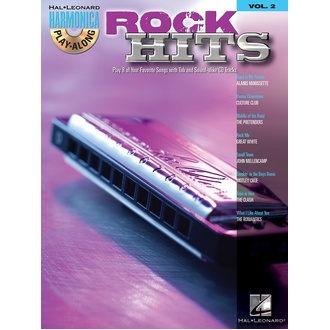 Rock Hits Harmonica Play Along V2 Bk/cd