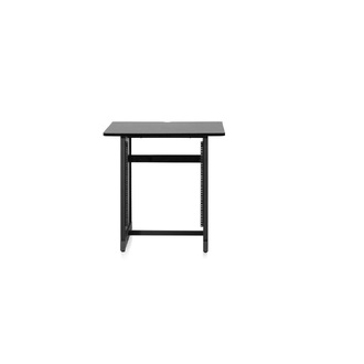 Gator GFW-DESK-RK Content Creator Furniture Series 12U Studio Rack Table in Black Finish