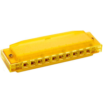 Hohner 5251 Kids Clearly Colourful Translucent Harmonica In Yellow