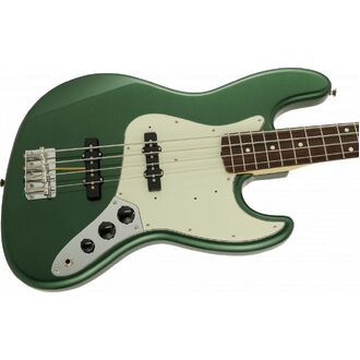 Fender 2023 Collection MIJ Traditional 60s Jazz Bass, Rosewood Fingerboard, Aged Sherwood Green Metallic