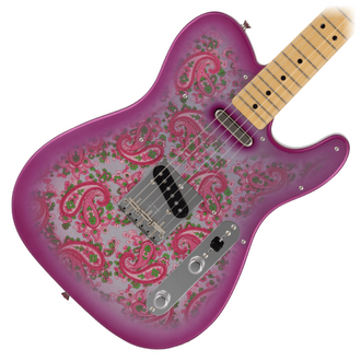 Fender Made In Japan Limited Telecaster, Maple Fingerboard - Pink Paisley