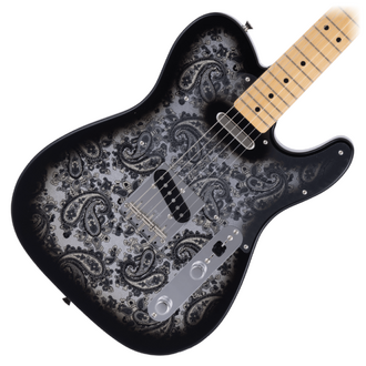 Fender Made In Japan Limited Telecaster, Maple Fingerboard - Black Paisley