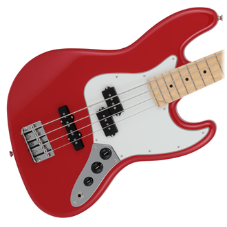 Fender 2024 Collection Made in Japan Hybrid II Jazz Bass PJ, Maple Fingerboard - Modena Red