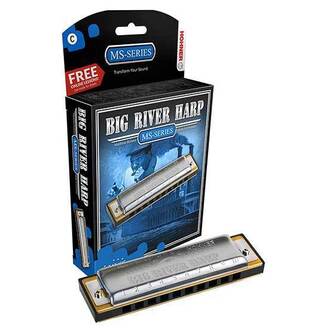 Hohner 590Ax Ms Series Big River Harmonica In The Key Of A