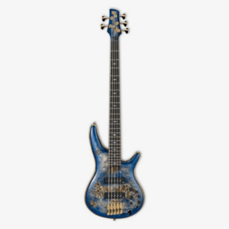 Ibanez SR2605 CBB Premium Electric 5 String Bass Cerulean Blue Burst