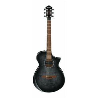 Ibanez AEWC400 TKS Acoustic-Electric Guitar - Trans Black Sunburst