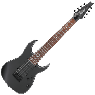 Ibanez RG8EX 8-String Electric Guitar - Black Flat