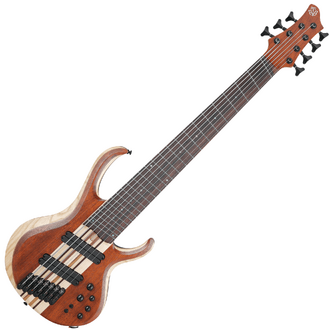 Ibanez BTB7MSNML Multi Scale 7 String Bass, Natural Mocha Low Gloss