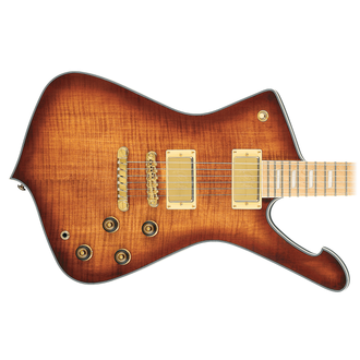 Ibanez IC420MFM-CML Electric Guitar - Carmel Burst Low Gloss