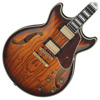 Ibanez AM93QA-VVH Semi Hollowbody Guitar - Vintage Violin High Gloss