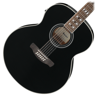Ibanez AJ7012M1-EBK 12 String Acoustic Guitar - Black