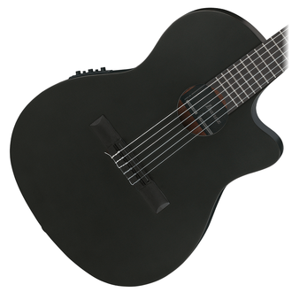 Ibanez GA621-BOT Nylon String Acoustic-Electric Guitar - Black Out
