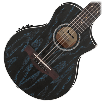 Ibanez EWP16EWB-GAO Steel String Piccolo Acoustic Guitar - Galaxy Aqua