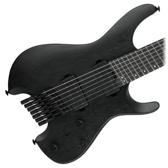 Ibanez QX527-BWK 7 String Multiscale Headless Guitar - Weathered Black