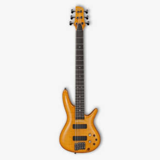 Ibanez GVB36 AM Gerald Veasley Signature 6-String Bass Guitar In amber