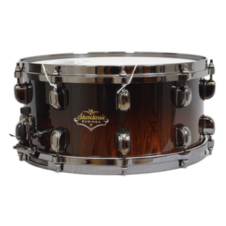 Tama Starclassic Bubinga Elite MIJ 14"/6.5" Snare Drum - Natural Cordia Fade