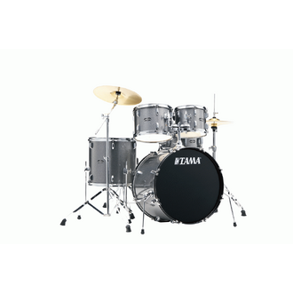 Tama Stagestar 22" 5pc Drum Kit w/ Cymbals - Charcoal Silver Sparkle