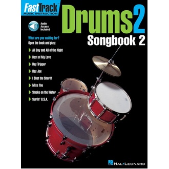 Fasttrack Drums Songbook 2 Level 2 Bk/ola