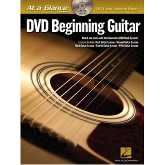 At A Glance Beginning Guitar Bk/dvd