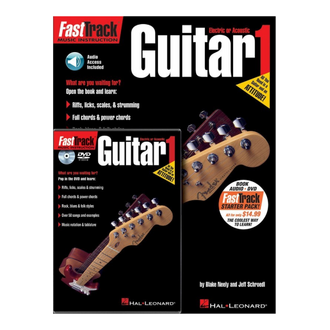 Fasttrack Guitar Starter Pack Bk/ola & Dvd