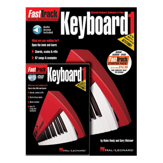 Fasttrack Keyboard Starter Pack Bk/cd/dvd