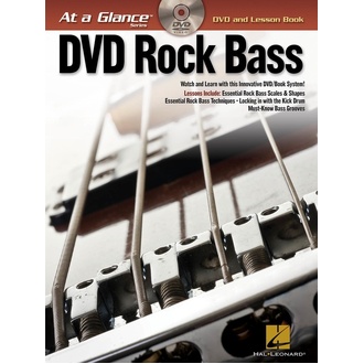 At A Glance Rock Bass Bk/dvd