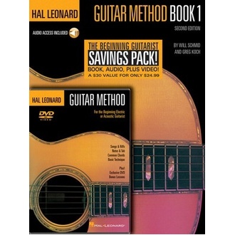 Hl Guitar Method Beginner Pack Bk1 Cd Dvd