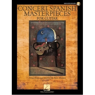 Concert Spanish Masterpieces For Guitar Bk/cd