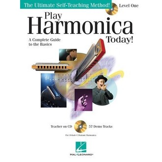 Play Harmonica Today Method Book Level 1 BK/CD