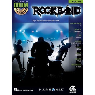 Rock Band Drum Play Along Bk/CD Vol19