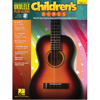 Childrens Songs Ukulele Play Along Bk/cd V4