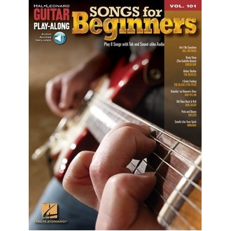 Songs For Beginners Guitar Playalong Bk/cd V101
