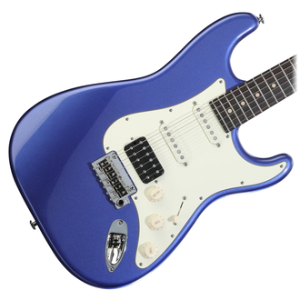 SUHR 01-CLS-0025 Classic S, Rosewood, HSS, 510, Gig Bag, Electric Guitar - Indigo Metallic