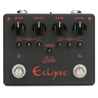 SUHR 03-ECL-0004 Eclipse Dual Channel OD/DIST Black Edition Pedal