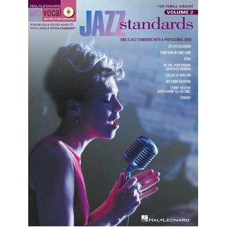 Jazz Standards Pro Vocal Womens Ed V2 Bk/cd