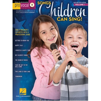 Songs Children Can Sing Pro Vocal V1 Bk/cd