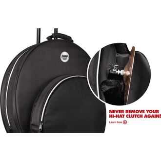 Sabian 22" Pro Cymbal Bag w/Wheels - Black - SPRO22