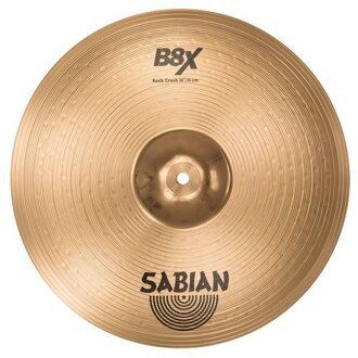 Sabian 41609X B8X 16" Rock Crash Cymbal
