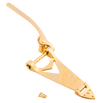 Bigsby Gretsch Branded Tailpiece, B6, String-Thru - Gold