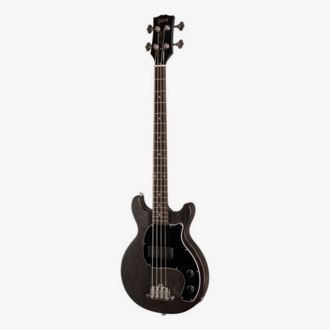 Gibson Les Paul Junior Tribute DC Bass Guitar Worn Ebony