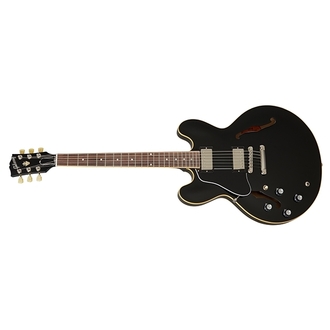 Gibson ES335 Vintage Ebony Left-Handed Electric Guitar