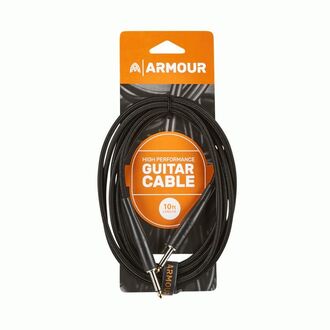 Armour GW10B 10ft Guitar Cable Woven Black
