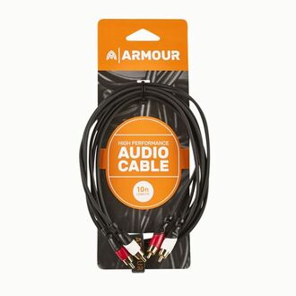 Armour RCA22 2x RCA to 2x RCA Cable 10ft