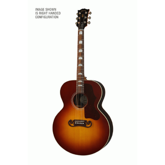 Gibson SJ200 Studio Rosewood Rwd Burst Left-Handed Acoustic Guitar