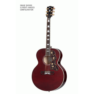 Gibson SJ200 Standard Maple Wine Red Left-Handed Acoustic Guitar